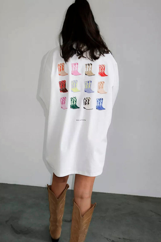 Cowboy Boot Graphic T-Shirt