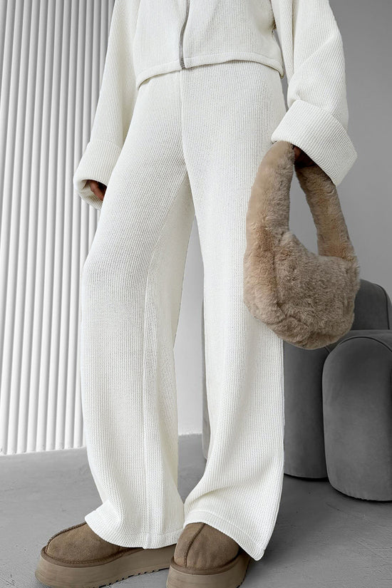 Cozy Chic Zip-Up Pants Set
