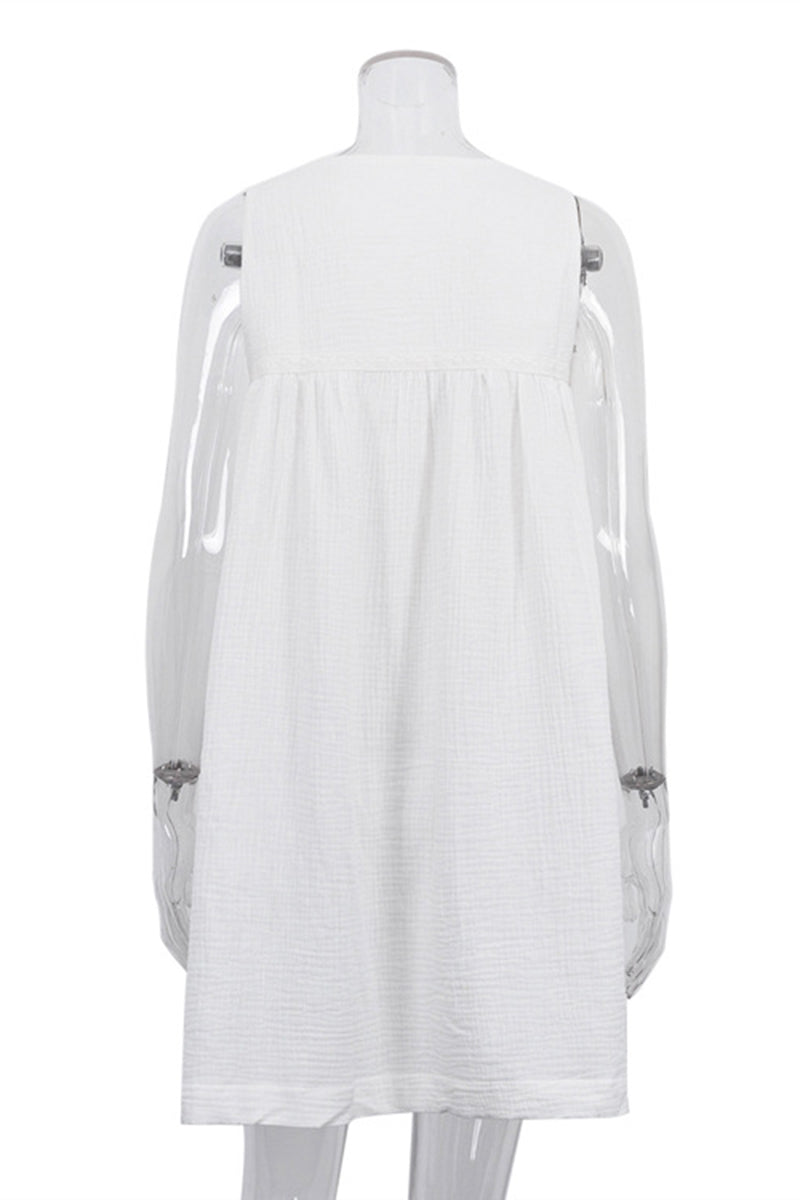 Sleeveless Casual A-Line Dress