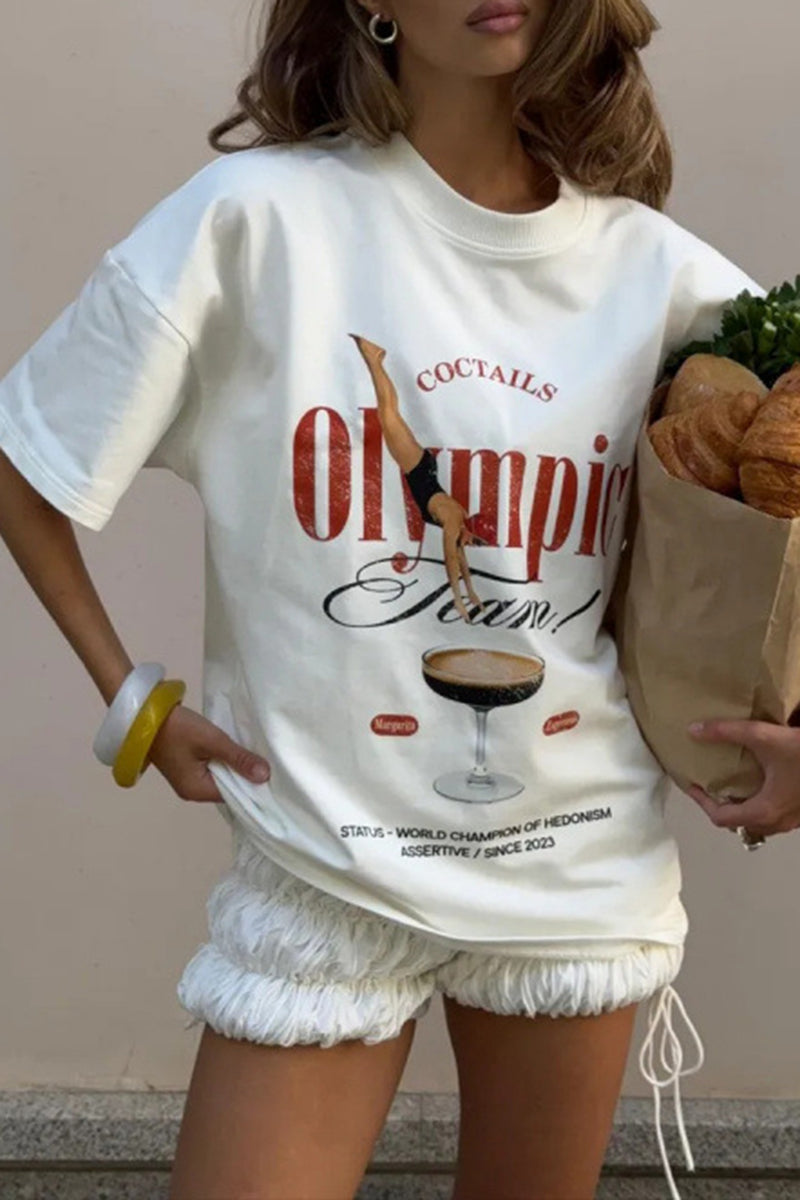 Graphic Print Oversized T-Shirt