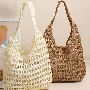 Chic Crochet Tote Bag