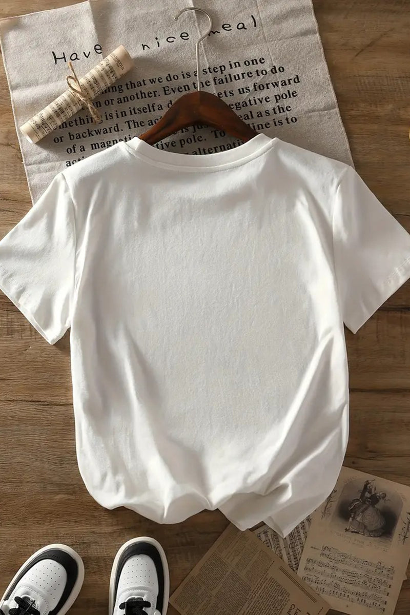 Cherry Graphic Casual T-Shirt
