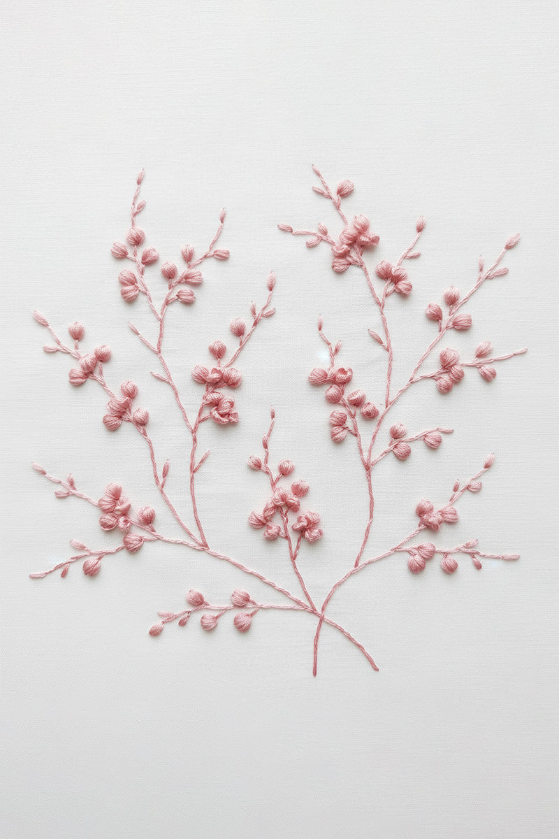 Blossom Breeze Embroidered T-Shirt