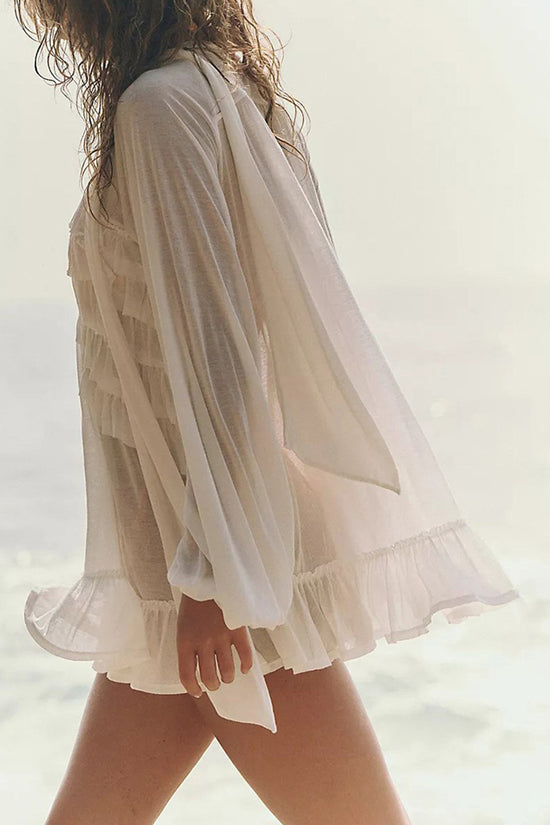 Elegant Sheer Beach Cover-Up