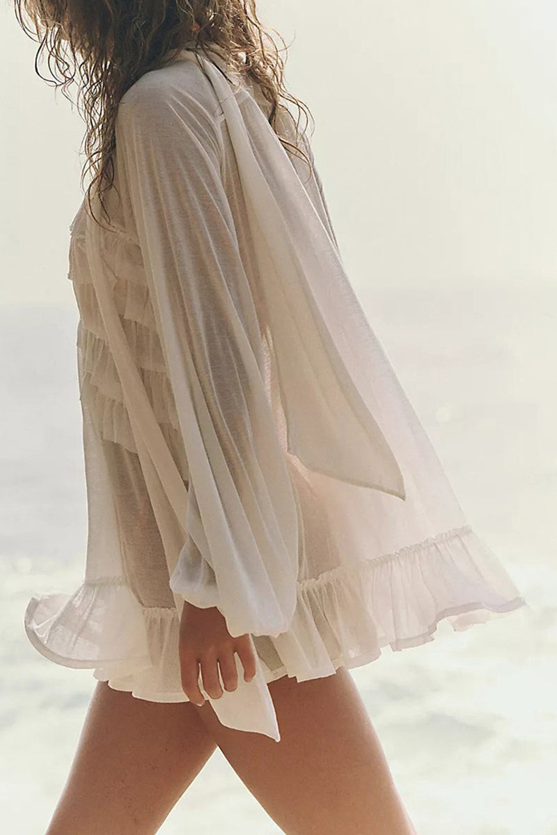 Elegant Sheer Beach Cover-Up