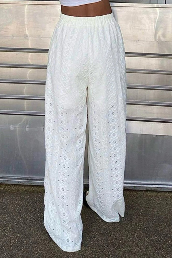 Elegant Wide-Leg Casual Pants