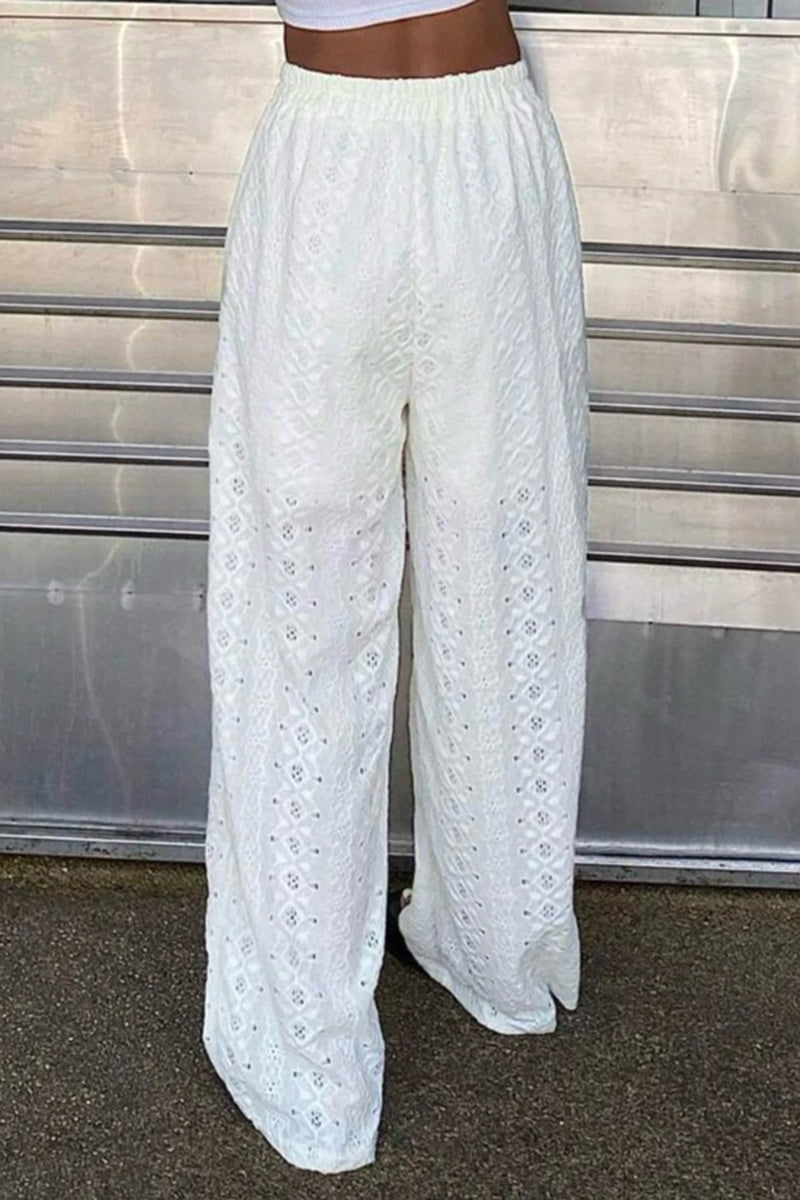 Elegant Wide-Leg Casual Pants