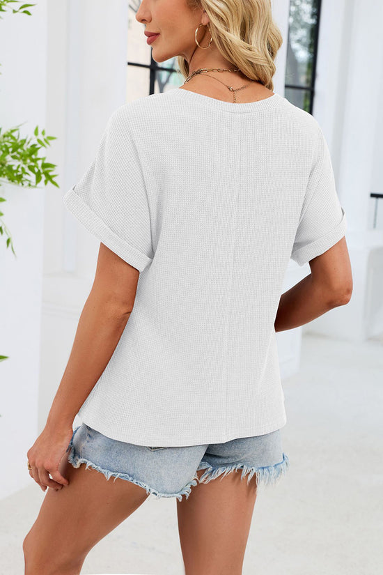 Lace Detail Casual Tee