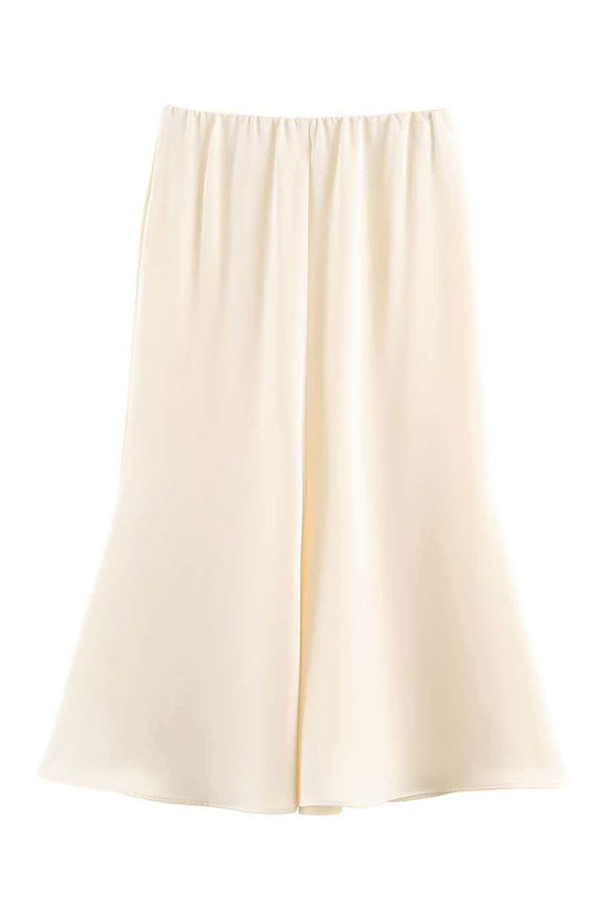 Elegant Flowing Midi Skirt