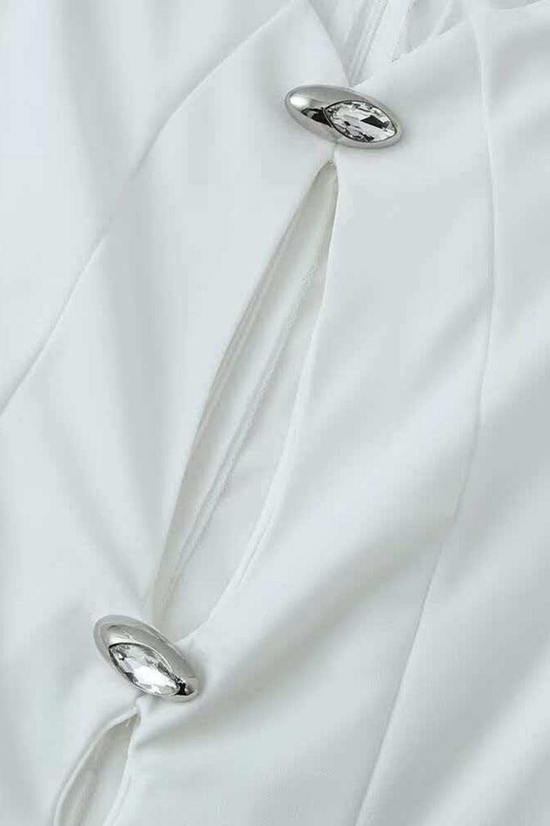 Elegant Sleeveless Mandarin Collar Dress