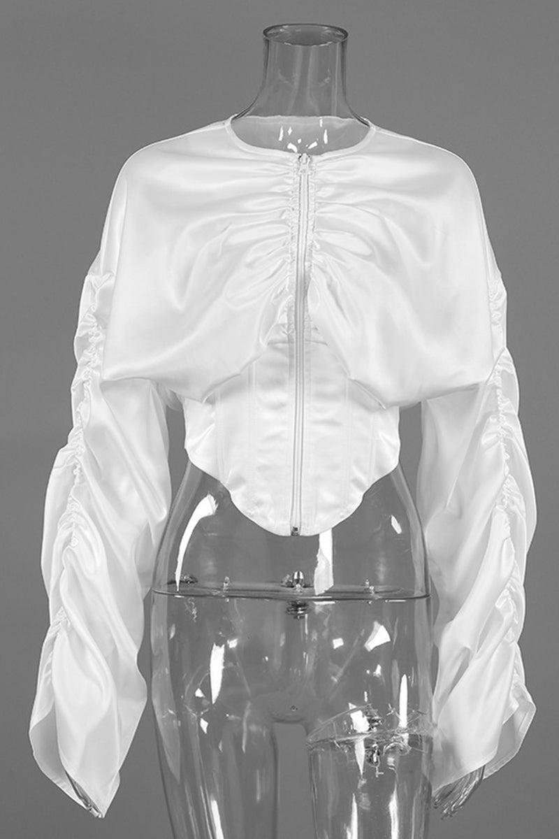 Puff Sleeve Corset Shirt