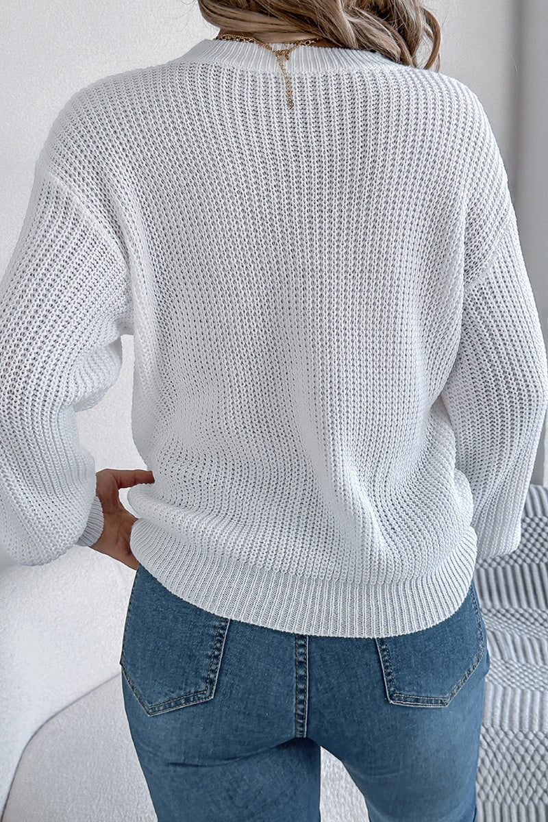 Heart Patterned Love Sweater