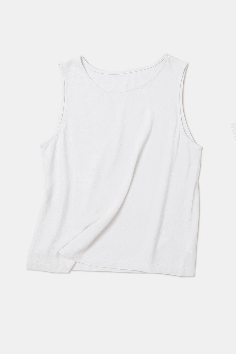 Solid Sleeveless Tank Top