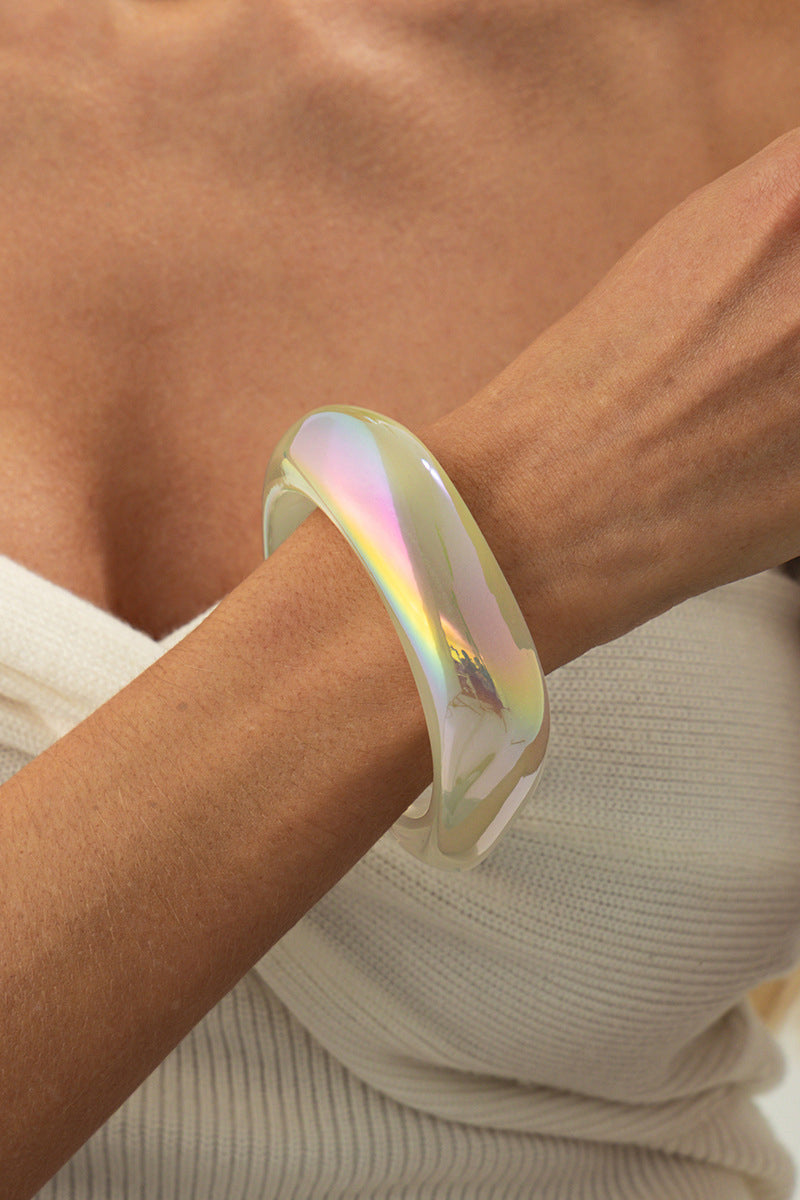 Iridescent Minimalist Bracelet