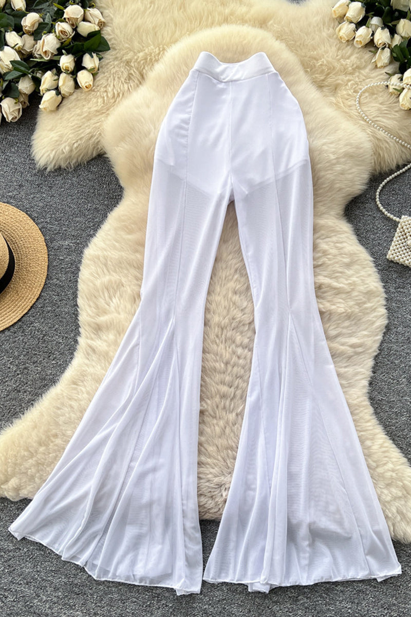 Flowing Flare Casual Pants