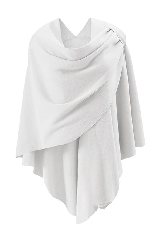 Elegant Draped Cardigan