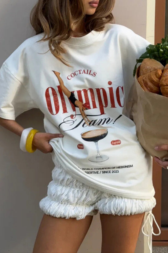 Graphic Print Oversized T-Shirt