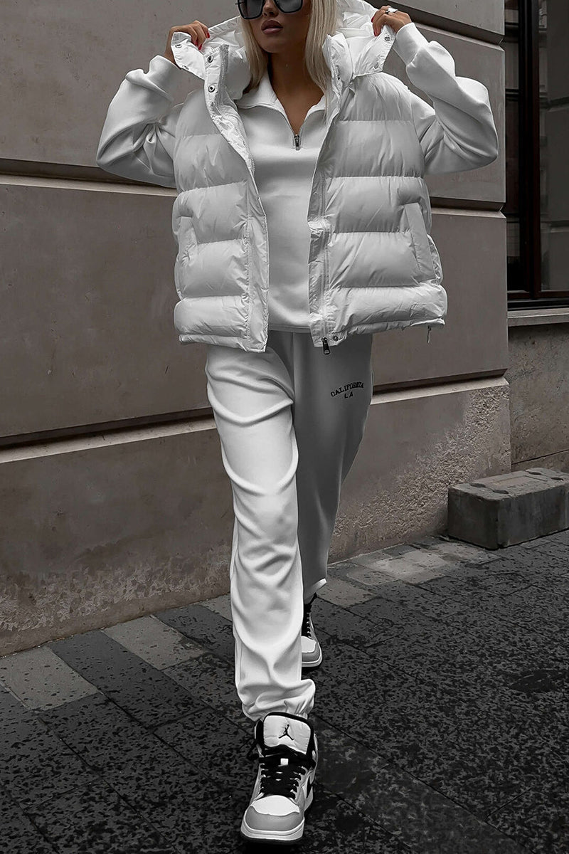 Quilted Sleeveless Puffer Vest