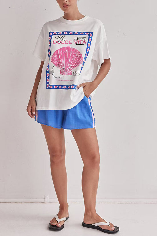 Scallop Graphic Tee