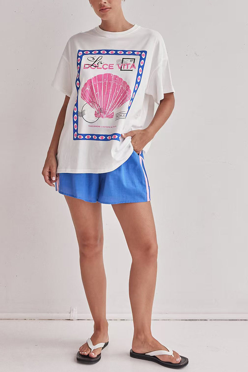 Scallop Graphic Tee