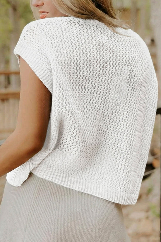 Flag Graphic Short Sleeve Sweater Top