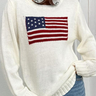 Patriotic Flag Sweater