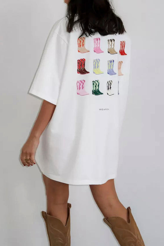 Cowboy Boot Graphic T-Shirt