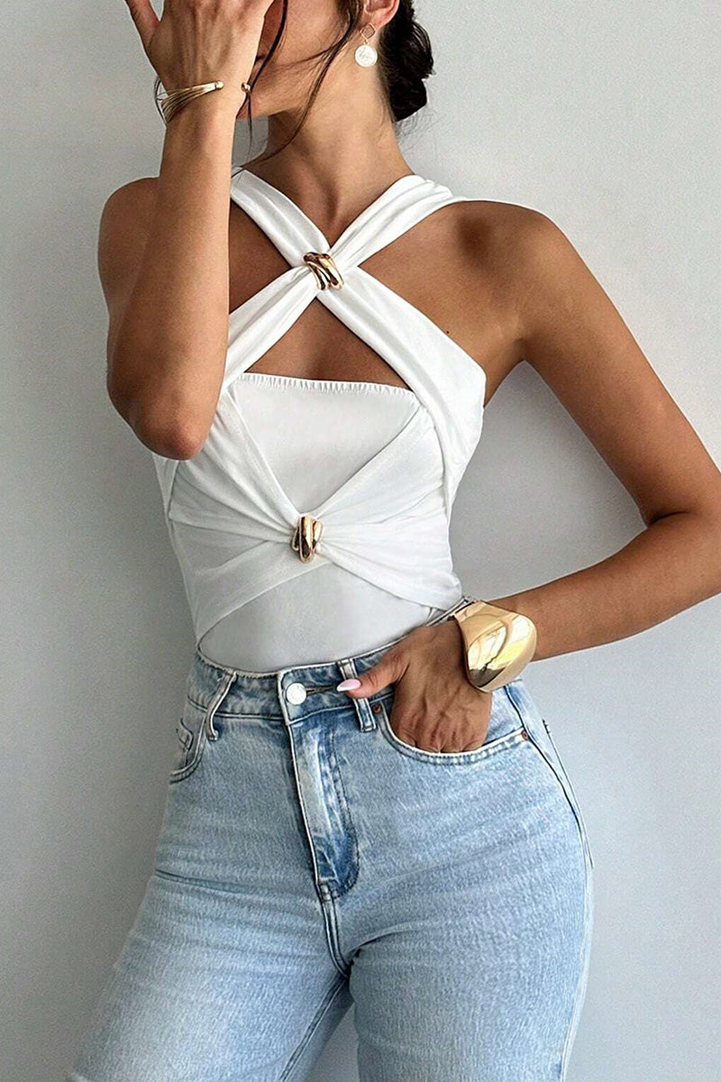 Criss-Cross Bodysuit
