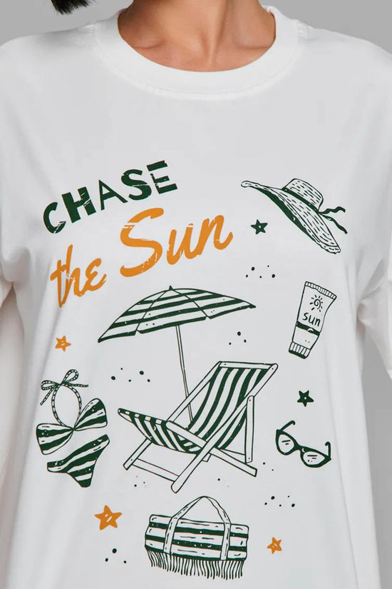 Chase the Sun Graphic Oversized T-Shirt