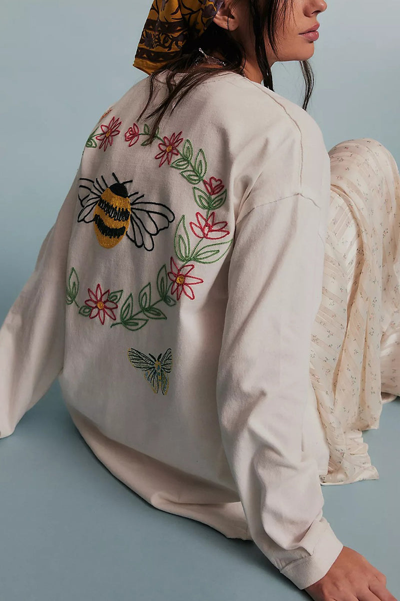 Nature-Inspired Graphic Sweatshirt