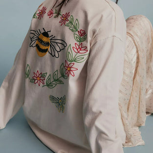 Nature-Inspired Graphic Sweatshirt