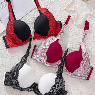 Elegant Lace-Trimmed Bralette