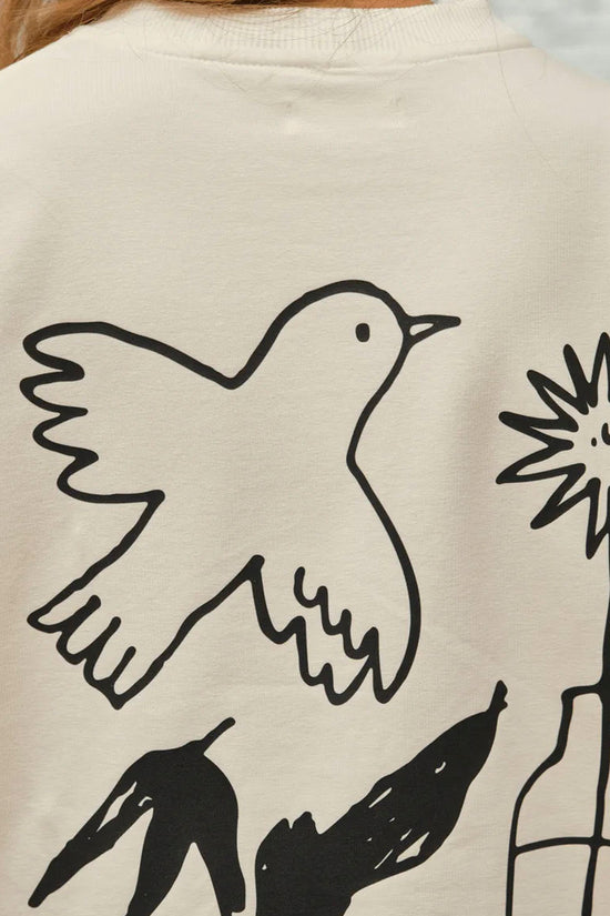 Graphic Back Long Sleeve T-Shirt