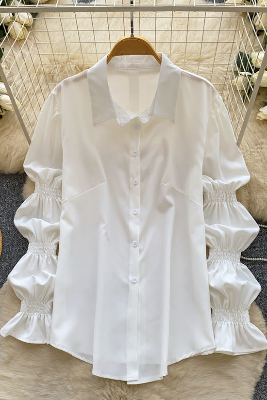 Crochet Patchwork Overlaid Shirt Set
