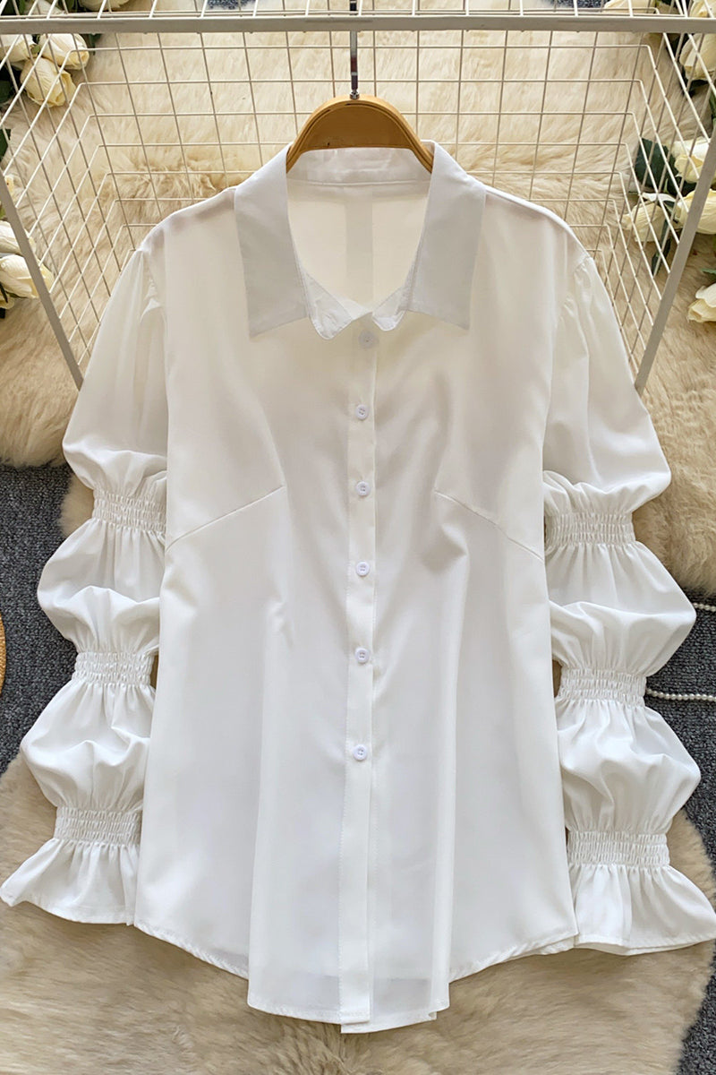 Crochet Patchwork Overlaid Shirt Set