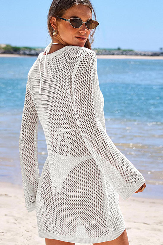 Open-Knit Ring Accent Cover-Up