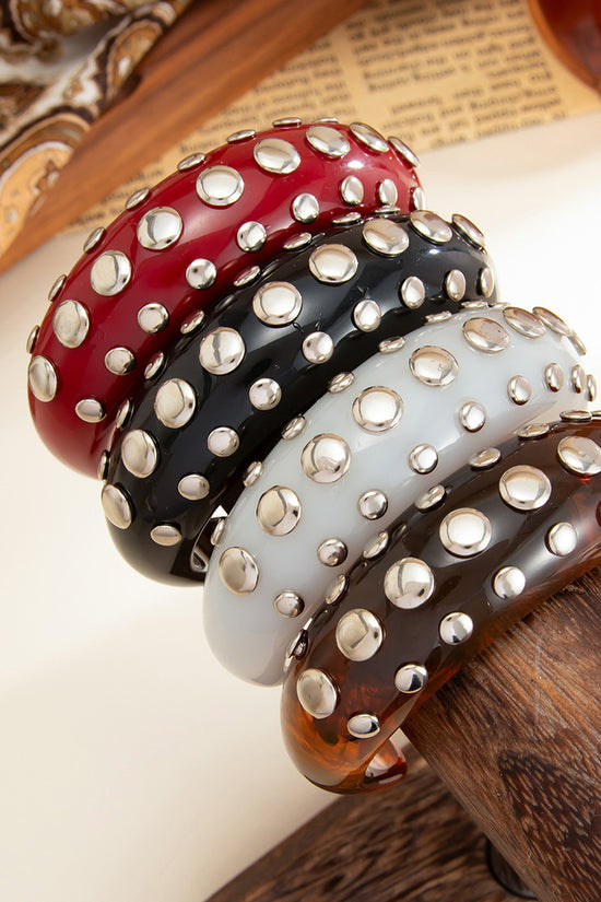 Studded Statement Bangle Bracelet