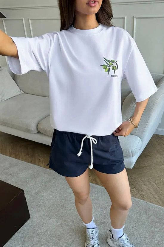 Graphic Back Print T-Shirt