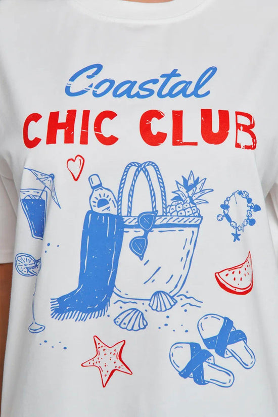 Coastal Chic Printed T-Shirt