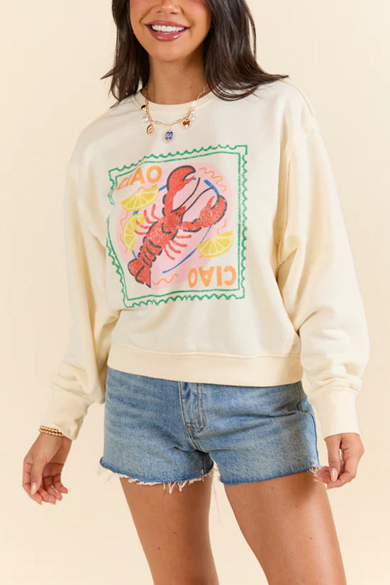 Ciao Lobster Graphic Sweatshirt