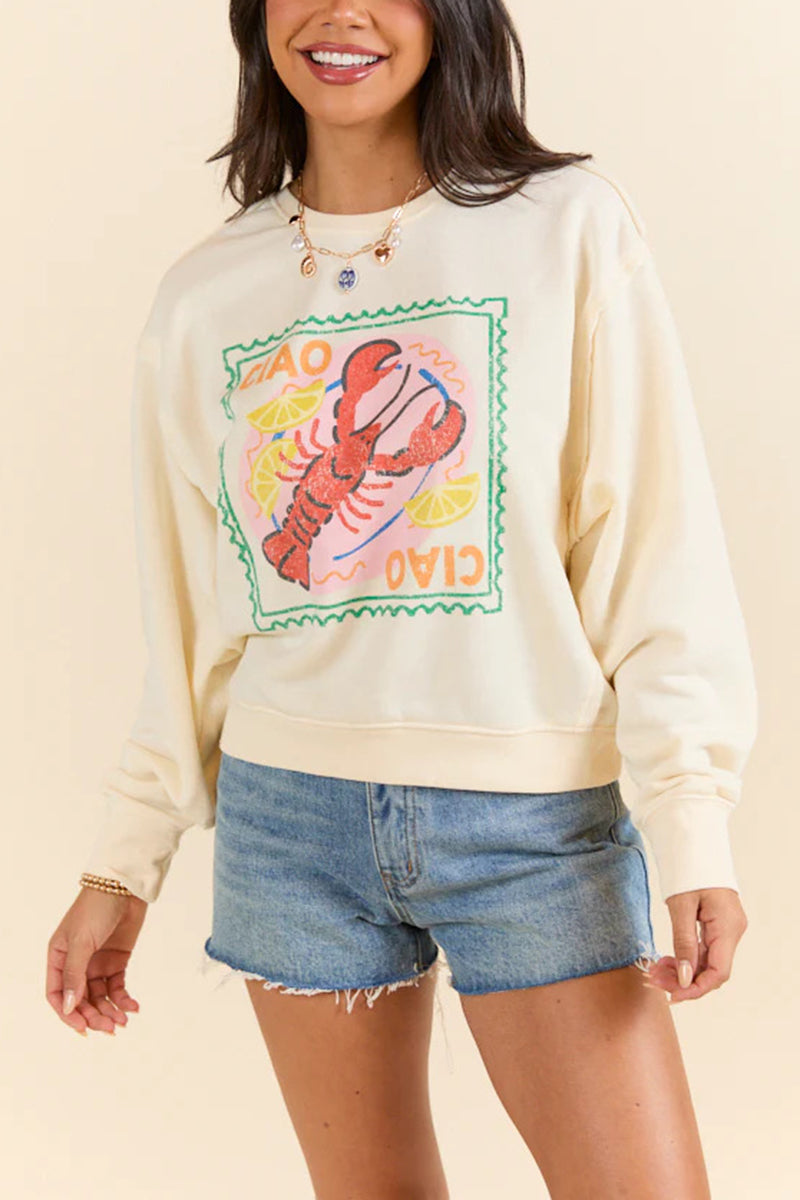 Ciao Lobster Graphic Sweatshirt