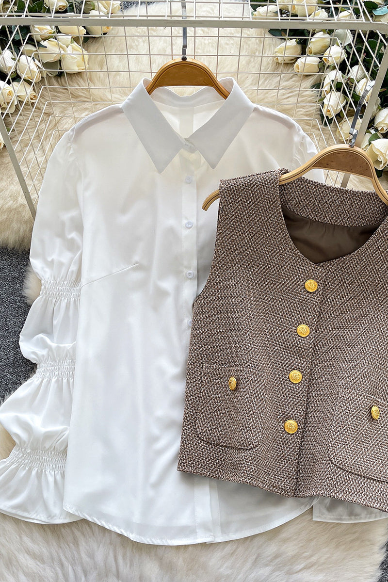 Stylish Two-Piece Outerwear Set