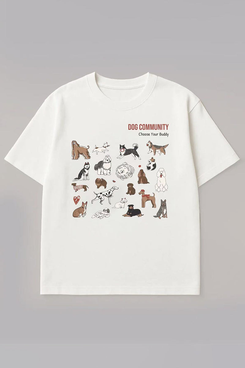 Dog Community Graphic T-Shirt
