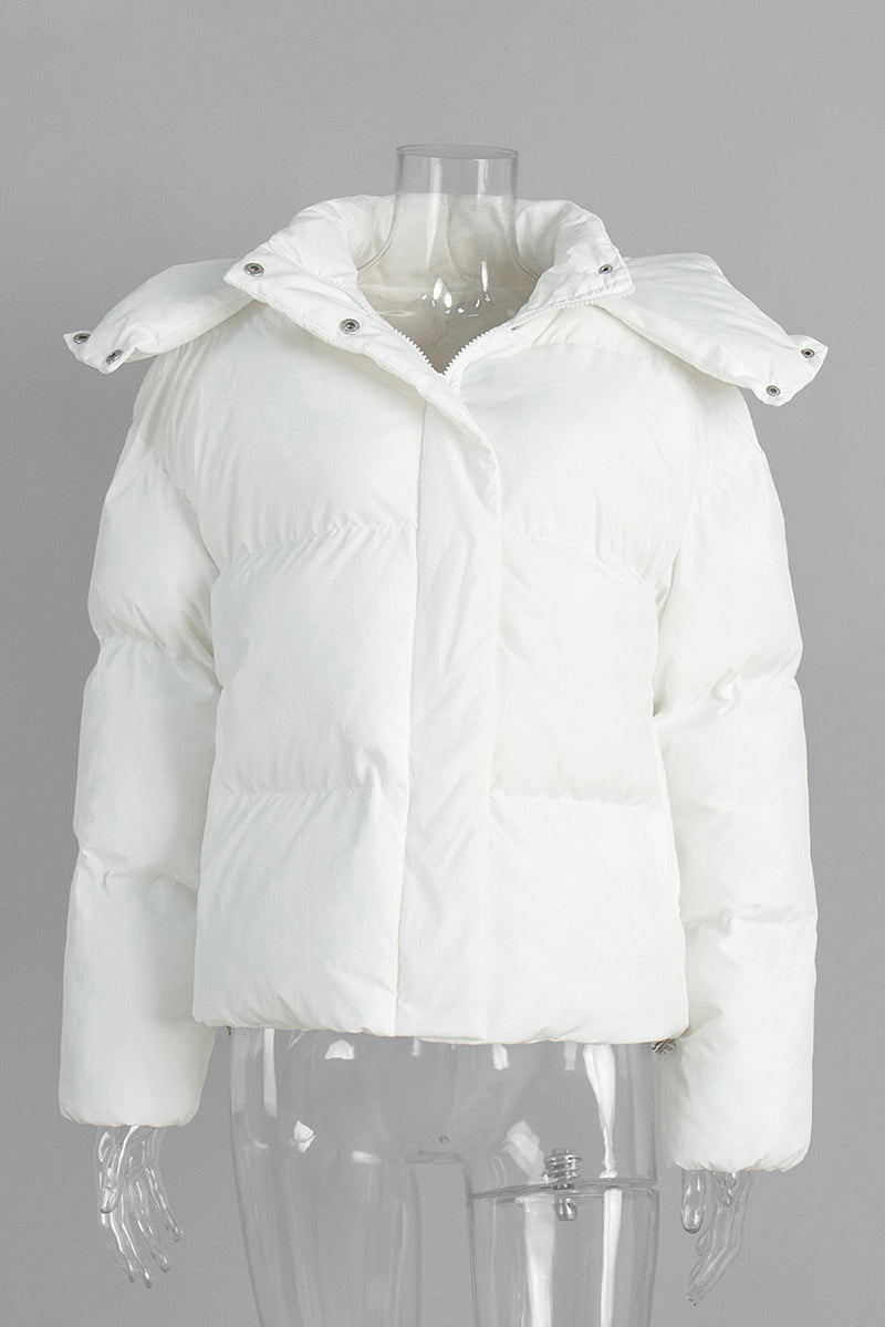 Chic Oversized Hooded Puffer Coat