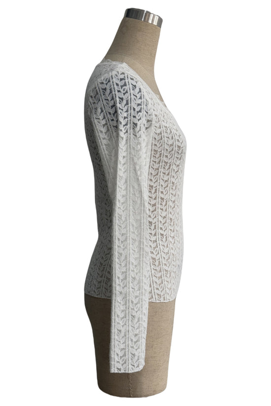 Elegant Crochet Long Sleeve Top