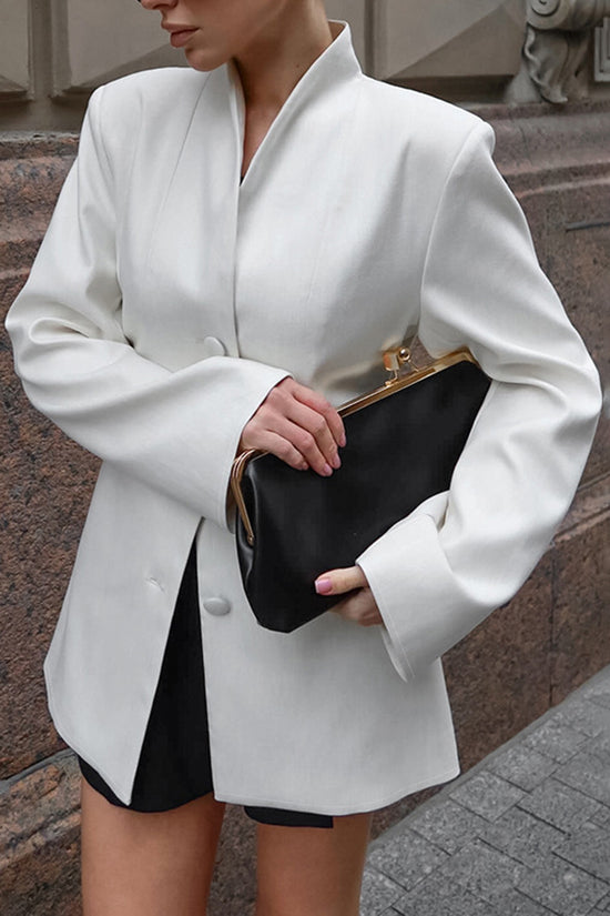 Tailored Minimalist Longline Blazer