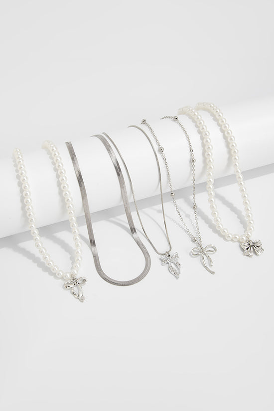 Layered Heart Charm Necklace
