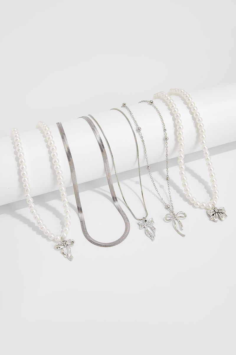 Layered Heart Charm Necklace