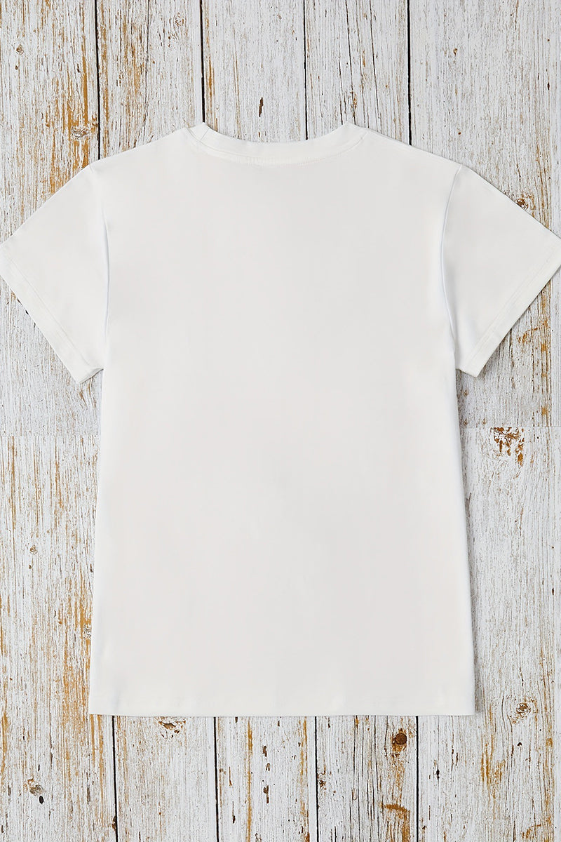 Leopard Bow Graphic T-Shirt