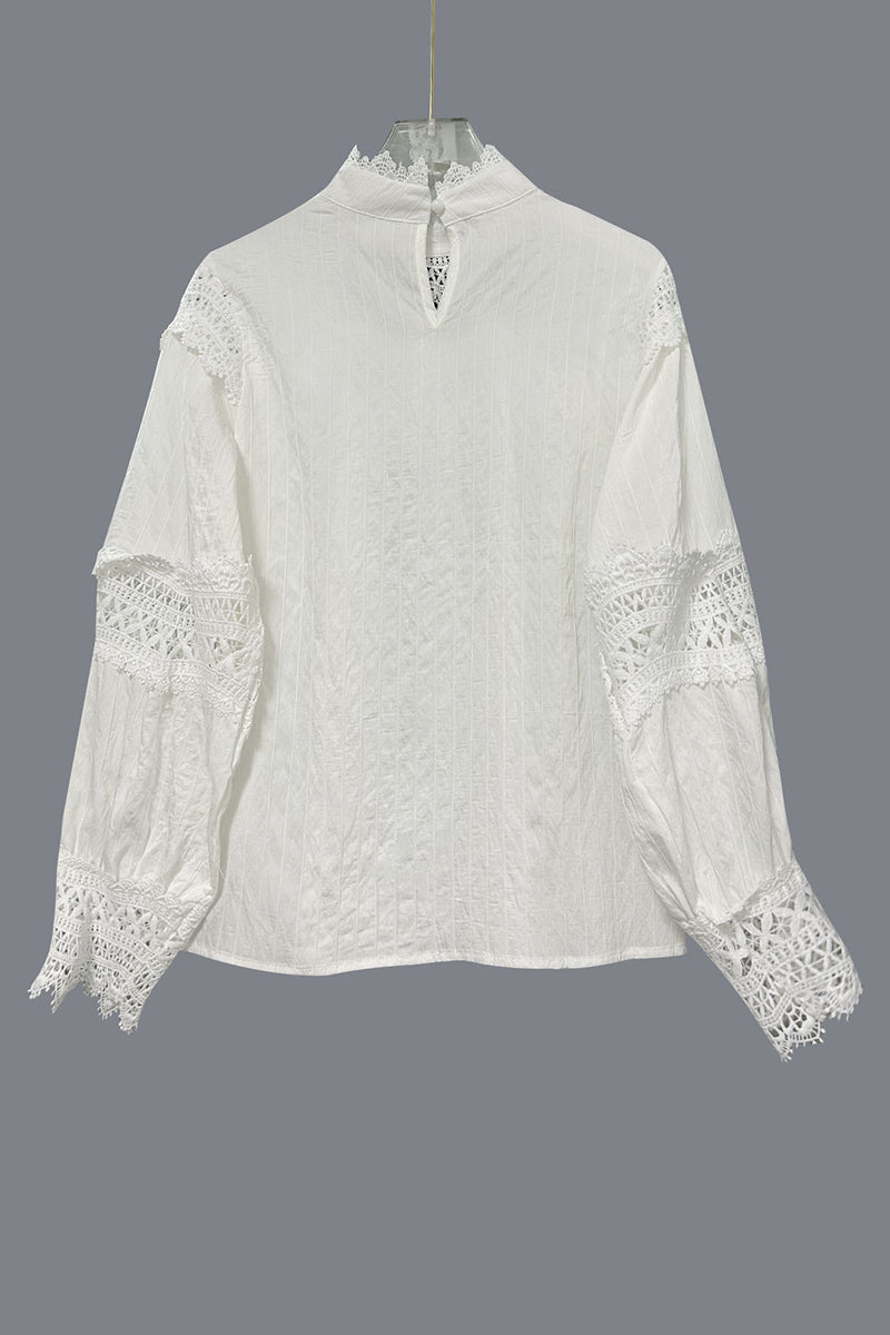 Elegant Lace Detail Blouse